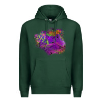 Sports Green halloween spider web for patches Premium Hoodie - BundleAndBundleShop