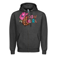 Charcoal Heather valentine day boots hat and roses Zipper Hoodie - AdoDesignShop
