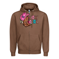 Chestnut valentine day boots hat and roses Zipper Hoodie - AdoDesignShop
