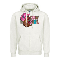 Oatmeal Heather valentine day boots hat and roses Zipper Hoodie - AdoDesignShop