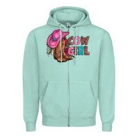 Seafoam valentine day boots hat and roses Zipper Hoodie - AdoDesignShop