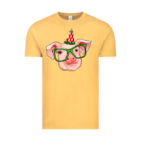 Vintage Mustard pig christmas Vintage Tee - RanaPortraitStore