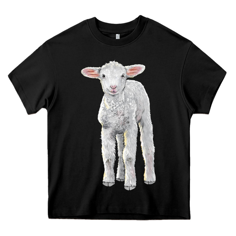 Merino Wool Baby Sheep Heavy Core Tee by LillyAllenDesigns | Teevron