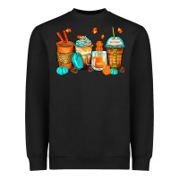 Black thankful coffee cups Heavyweight Sweatshirt - Zillion Design Studio