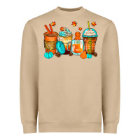 Thankful Coffee Cups Heavyweight Sweatshirt | Teevron