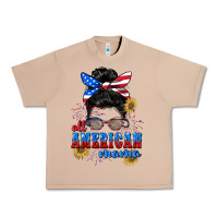 Burro All American Mama 4th of July Urban Heavy Tee - CowGirlArtShop