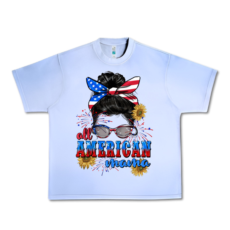 All American Mama 4th Of July Urban Heavy Tee by CowGirlArtShop | Teevron