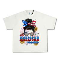 Pistachio All American Mama 4th of July Urban Heavy Tee - CowGirlArtShop