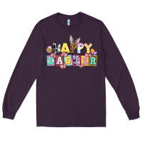 Plum happy easter Long Sleeve Tee - AdoDesignShop