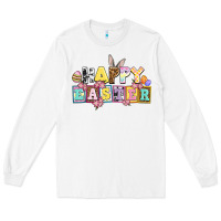White happy easter Long Sleeve Tee - AdoDesignShop