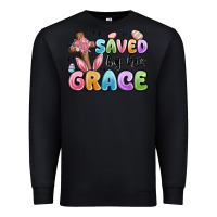 Black saved by his grace Premium Sweatshirt - MaliasSmallBusiness