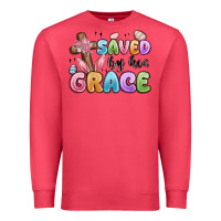 Cardinal saved by his grace Premium Sweatshirt - MaliasSmallBusiness