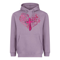 Lavender jesus is love heart cross valentines day Heavyweight Hoodie - MaliasSmallBusiness