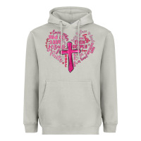 Moon Dust jesus is love heart cross valentines day Heavyweight Hoodie - MaliasSmallBusiness