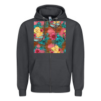 Smoke hatched egg easter chicks seamless pattern Zipper Hoodie - Artiststas