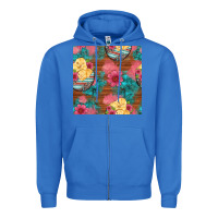 True Royal hatched egg easter chicks seamless pattern Zipper Hoodie - Artiststas
