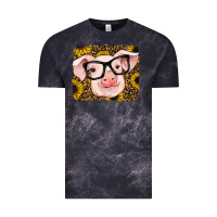 Cloud Black sunflowers pig Vintage Tee - RanaPortraitStore