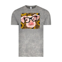 Cloud Rock sunflowers pig Vintage Tee - RanaPortraitStore