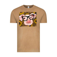 Vintage Camel sunflowers pig Vintage Tee - RanaPortraitStore