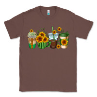 Chestnut sunflowers coffee cups Classic Tee - AdoDesignShop