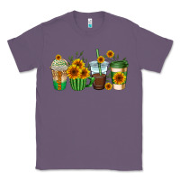 Lavender sunflowers coffee cups Classic Tee - AdoDesignShop