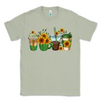 Matcha sunflowers coffee cups Classic Tee - AdoDesignShop
