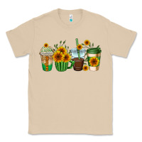 Mushroom sunflowers coffee cups Classic Tee - AdoDesignShop