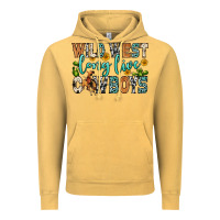 Vintage Mustard wild west long live cowboys Vintage Hoodie - Zillion Design Studio