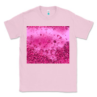 Bubblegum Pink pink glitter Classic Tee - JahusDesignShop