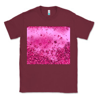 Burgundy pink glitter Classic Tee - JahusDesignShop