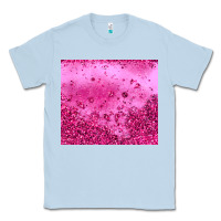 Dusty Blue pink glitter Classic Tee - JahusDesignShop