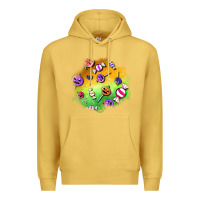 Antique Gold halloween candy patches Premium Hoodie - BundleAndBundleShop
