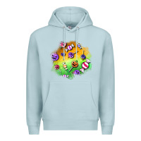 Blue Mist halloween candy patches Premium Hoodie - BundleAndBundleShop