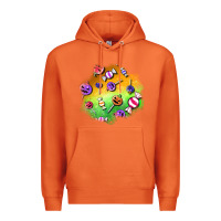Carrot halloween candy patches Premium Hoodie - BundleAndBundleShop