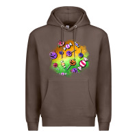 Coffee halloween candy patches Premium Hoodie - BundleAndBundleShop