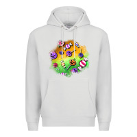 Dove Grey halloween candy patches Premium Hoodie - BundleAndBundleShop
