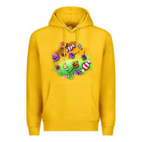 Lemon halloween candy patches Premium Hoodie - BundleAndBundleShop