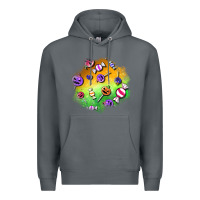 Rock halloween candy patches Premium Hoodie - BundleAndBundleShop