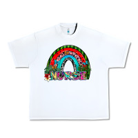 White nurse Urban Heavy Tee - SublimationCraftShop