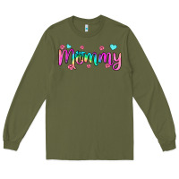 Army Green mommy Long Sleeve Tee - JahusDesignShop