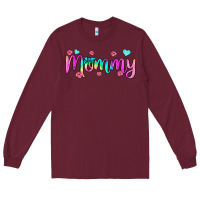 Burgundy mommy Long Sleeve Tee - JahusDesignShop