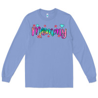 Colony Blue mommy Long Sleeve Tee - JahusDesignShop