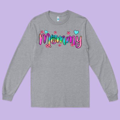 Mommy Long Sleeve Tee Designed By Jahusdesignshop