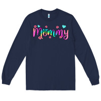 Navy mommy Long Sleeve Tee - JahusDesignShop