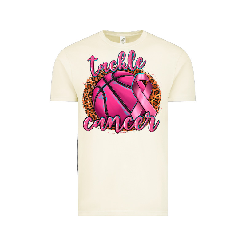Tackle Cancer Basketball Vintage Tee by texasbilliewilder | Teevron