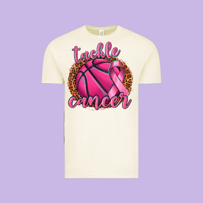 Tackle Cancer Basketball Vintage Tee Designed By Texasbilliewilder