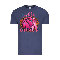 Vintage Denim tackle cancer basketball Vintage Tee - texasbilliewilder