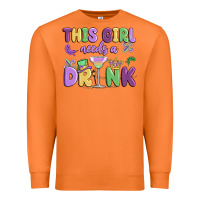 Carrot this girl needs a drink Premium Sweatshirt - MaliasSmallBusiness