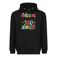 Black buggin my teacher for 100 days Heavyweight Hoodie - MaliasSmallBusiness