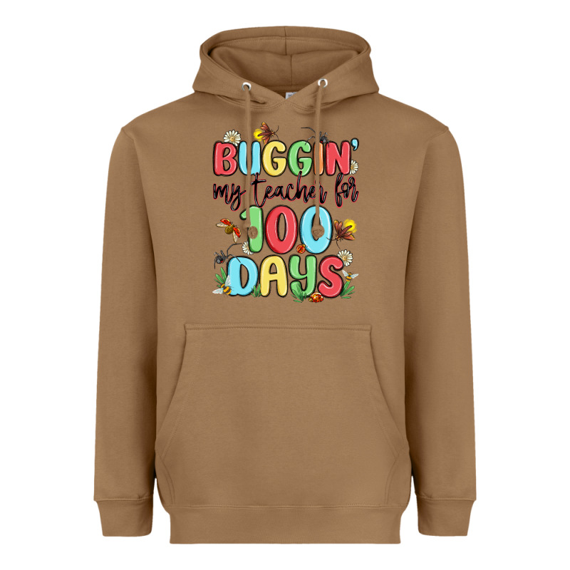 Buggin My Teacher For 100 Days Heavyweight Hoodie by MaliasSmallBusiness | Teevron
